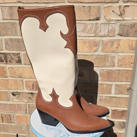 Never Worn Zodiac Women's Dawson Western Tall Boots Size 8 - Picture 5 of 6